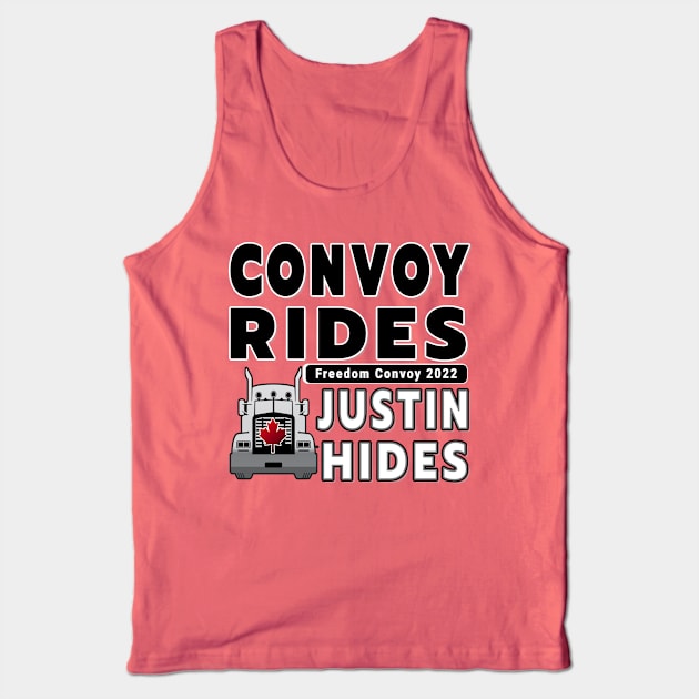 TRUCKERS FOR FREEDOM CONVOY  2022 TO OTTAWA CANADA Tank Top by KathyNoNoise